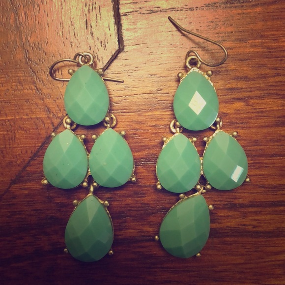 Turquoise dangle earrings - Picture 1 of 1